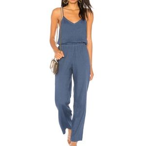 Monrow sleeveless jumpsuit in Jean Blue size XS - never worn